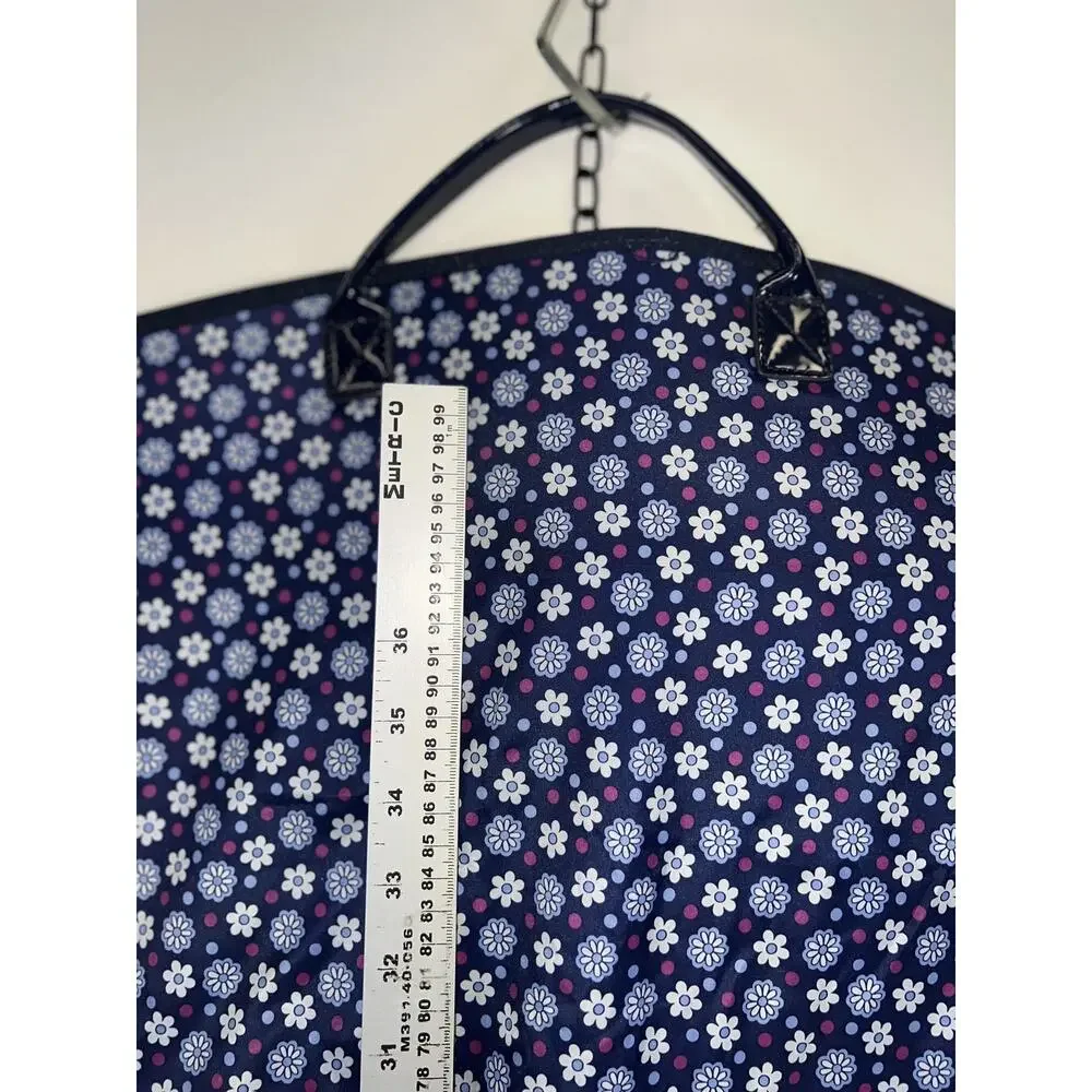 Vera Bradley Garment Bag Womens Travel Hanging Luggage Organizer Daisy Floral 80
